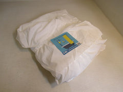 HIG Aubrey Ruffle Shower Curtain 72in x 72in White 146555 Polyester -- New