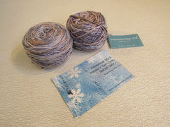 Expression Fiber Arts Sparkle DK Yarn 2 Balls 275 Yards Each Gray/Blue/Mauve -- New