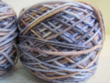 Expression Fiber Arts Sparkle DK Yarn 2 Balls 275 Yards Each Gray/Blue/Mauve -- New