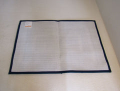 Dexi Sweet Home Bath Rug 24in x 16in Navy Non-Slip Absorbent Polyester -- New