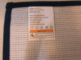 Dexi Sweet Home Bath Rug 24in x 16in Navy Non-Slip Absorbent Polyester -- New