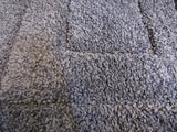Dexi Sweet Home Bath Rug 24in x 16in Navy Non-Slip Absorbent Polyester -- New