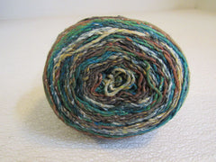 Plymouth Yarn Kudo Yarn Multicolored 1 Ball 198 Yards Green/Brown/Blue/Beige -- New
