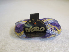 Noro Taiyo Sock Yarn Multicolored 1 Ball 470 Yards Purple/Gold/Gray -- New