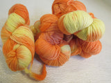 Malabrigo Kettle Dyed Yarn Citrus 4 Skeins 216 Yards Each Orange/Yellow -- New