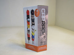 Perfect CuRVe Cap Rack 2 Units Hat Storage Black/Silver Over The Door 12205 -- New