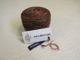 Malabrigo Mechita Yarn Piedras 1 Ball 420 Yards Brown/Green/Magenta/Gold -- New