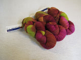Malabrigo Kettle Dyed Worsted Yarn 3 Skeins 210 Yards Each Rose/Lime Green/Rust -- New