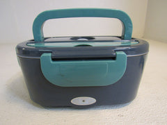Standard Electronic Lunch Box 60W 1.5-L Gray/Green Solid And Durable DEF-001 -- New