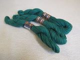 Lana Knits Hemp For Knitting Fingering Weight Yarn Green 3 Skeins 165 Yards Each -- New