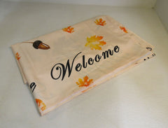 Designer Table Cloth Thanksgiving 120in x 60in Fall Themed -- New