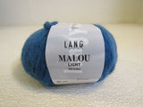 Lang Yarns Malou Light Baby Alpaca Yarn Teal 1 Ball 208 Yards -- New