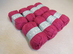 Sirdar Big Softy Super Chunky Yarn Rose 8 Skeins 49 Yards Each -- New