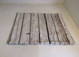 Basifoto Photography Backdrop 60in x 42in Off White/Brown Wood Pattern MJ-300D -- New