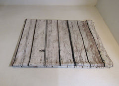 Basifoto Photography Backdrop 60in x 42in Off White/Brown Wood Pattern MJ-300D -- New