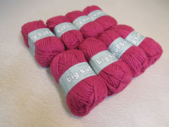 Sirdar Big Softy Super Chunky Yarn Rose 8 Skeins 49 Yards Each -- New
