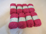 Sirdar Big Softy Super Chunky Yarn Rose 8 Skeins 49 Yards Each -- New