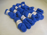 Pingouin Fleur De Laine Yarn Blue 10 Skeins 182 Yards Each 100% Wool -- New