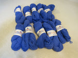 Pingouin Fleur De Laine Yarn Blue 10 Skeins 182 Yards Each 100% Wool -- New