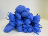 Pingouin Fleur De Laine Yarn Blue 10 Skeins 182 Yards Each 100% Wool -- New