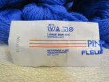 Pingouin Fleur De Laine Yarn Blue 10 Skeins 182 Yards Each 100% Wool -- New