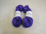NBK MCN Worsted Yarn Vixon 2 Skeins 181 Yards Each Purple -- New