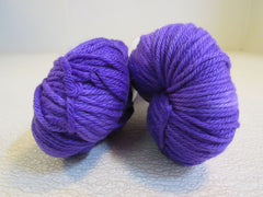 NBK MCN Worsted Yarn Vixon 2 Skeins 181 Yards Each Purple -- New