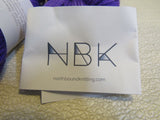 NBK MCN Worsted Yarn Vixon 2 Skeins 181 Yards Each Purple -- New