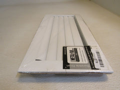 Metal-Fab Inc 1-Way All Curved Blade Register Adjustable 14in White MFACRA146W1 -- New