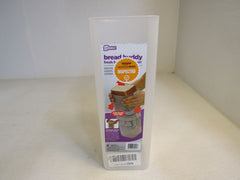 Buddeez Bread Buddy Fresh Bread Dispenser 13.5in x 5in Dispenses Bread By Slice -- New
