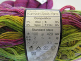 Noro/Madelinetosh Yarn Kit Fingering Weight Sock 2 Skeins 879 Yards Total -- New