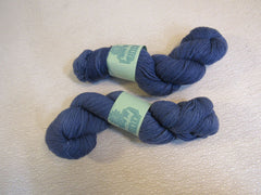 Succulent Fiber Worsted Weight Yarn River Ash 2 Skeins 200 Yards Each Blue -- New