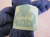 Succulent Fiber Worsted Weight Yarn River Ash 2 Skeins 200 Yards Each Blue -- New