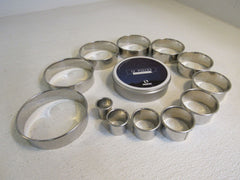 Sienghai 12 Pieces Round Cookie Cutter Set Sliver 12 sizes Metal Stainless -- New