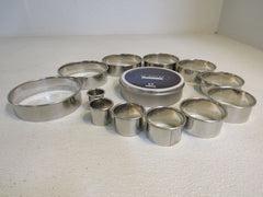 Sienghai 12 Pieces Round Cookie Cutter Set Sliver 12 sizes Metal Stainless -- New