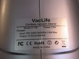 VacLife Cordless Vacuum 13.5V 75W 72-in Charging Cord H-106 -- Used