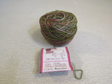 St. Elias Pagewood Farm Hand Dyed Sock Yarn 1 Ball 450 Yards Pink/Green/Brown -- New