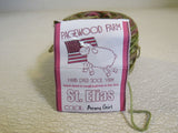 St. Elias Pagewood Farm Hand Dyed Sock Yarn 1 Ball 450 Yards Pink/Green/Brown -- New