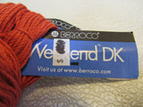 Berroco Weekend DK Yarn Coral Red 2 Skeins 268 Yards Each -- New