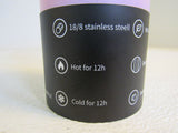 Farsea 18-oz Vacuum Insulated Water Bottle 360 Leak Proof Stainless Steel -- New