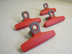 Standard Chip Clips Lot of 4 Red -- New