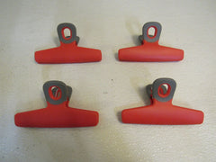 Standard Chip Clips Lot of 4 Red -- New