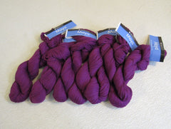 Berroco Maya Yarn Wine 6 Skeins 137 Yards Each 85% Pima Cotton 15% Baby Alpaca -- New