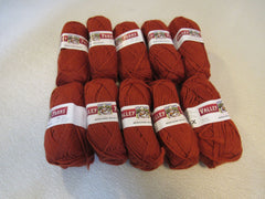 Valley Yarns Berkshire Bulky Yarn Copper 10 Skeins 108 Yards Each -- New