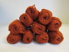 Valley Yarns Berkshire Bulky Yarn Copper 10 Skeins 108 Yards Each -- New