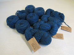 Manos Del Uruguay Clasica Naturals Hand Spun Kettle Dyed Yarn Charcoal/Blue -- New
