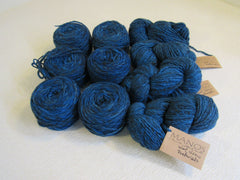 Manos Del Uruguay Clasica Naturals Hand Spun Kettle Dyed Yarn Charcoal/Blue -- New
