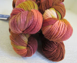 Lanas Puras Melosa Hand Painted Yarn Desert Bloom 4 Skeins 215 Yards Each -- New