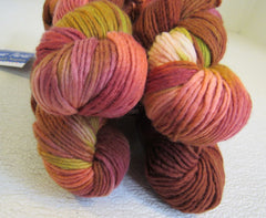 Lanas Puras Melosa Hand Painted Yarn Desert Bloom 4 Skeins 215 Yards Each -- New