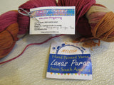 Lanas Puras Melosa Hand Painted Yarn 2 Skeins 1 Ball 440 Yards Each -- New